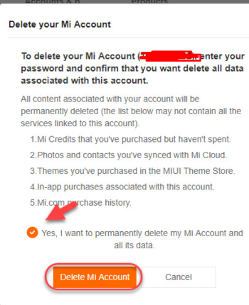 How to Remove Account Mi Cloud